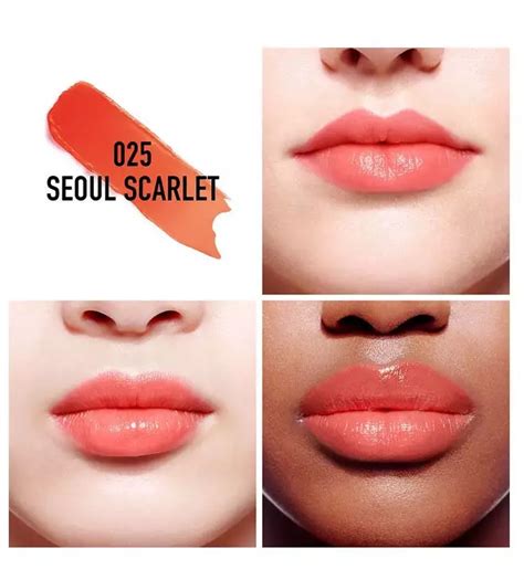 dior 025 seoul scarlet|Dior glow lip balm.